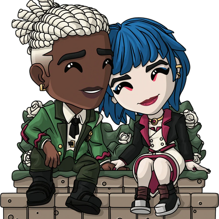 Youtooz -  Arcane: Ekko and Powder - Vinyl Figure