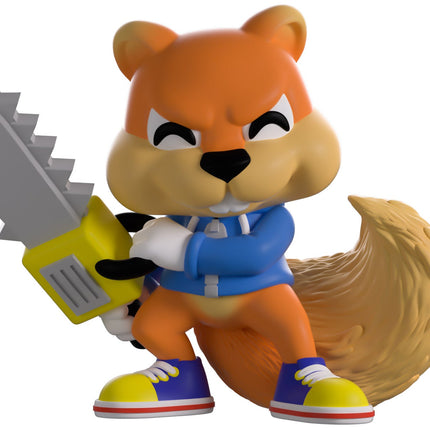 Youtooz -  Conker's Bad Fur Day: Chainsaw Conker - Vinyl Figure