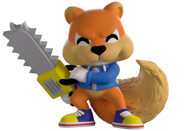 Youtooz -  Conker's Bad Fur Day: Chainsaw Conker - Vinyl Figure