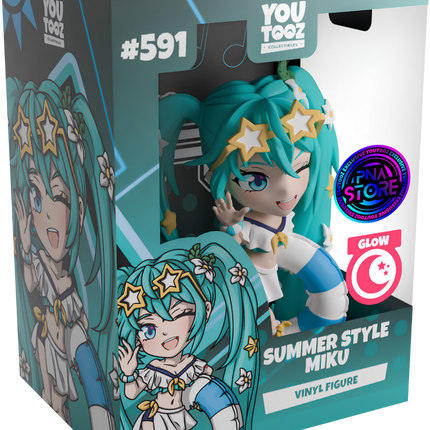 Youtooz - Hatsune Miku: Summer Style Miku Glow in the Dark - Worldwide Exclusive - Vinyl Figure