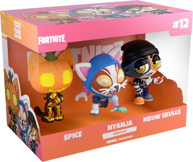 Youtooz -  Fortnite Minitooz: Spice, Nyanja & Meowskulls - Vinyl Figure