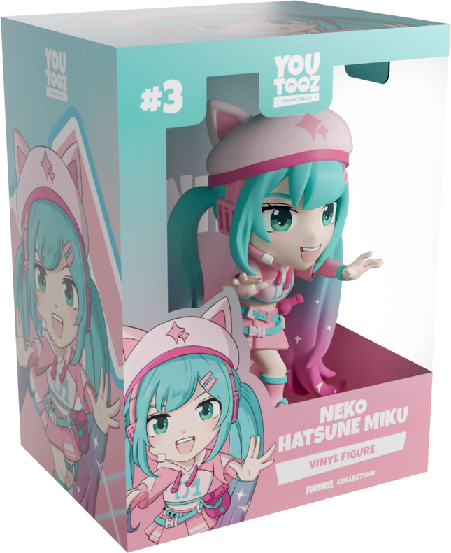 Youtooz -  Fortnite: Neko Hatsune Miku - Vinyl Figure